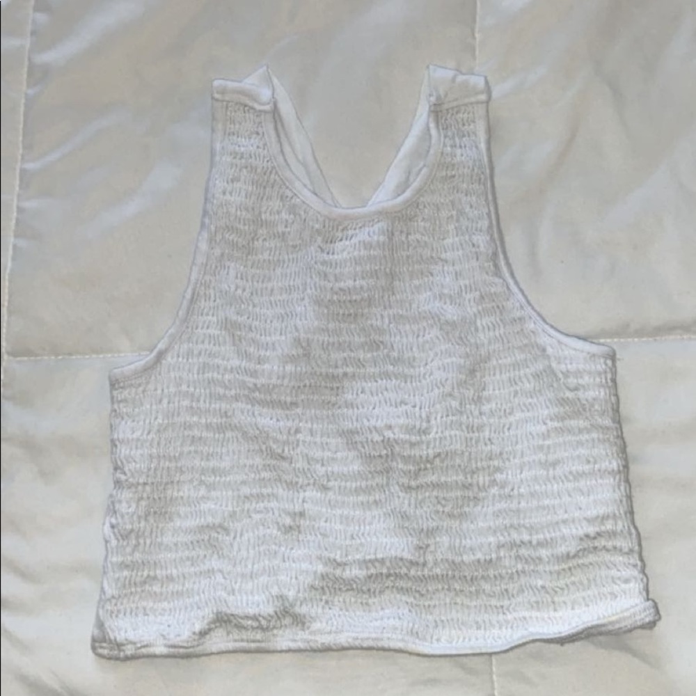 White Crop Top
